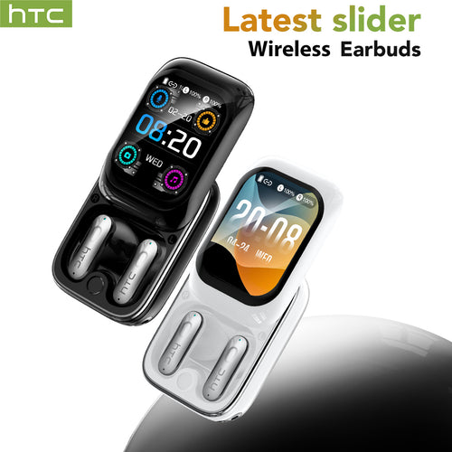 NE48 Side-Sliding Wireless Earbuds, Colorful HD Display Screen, Touch Control, In-Ear Design, Multifunctional Control, Wallpaper Upload, AI Translation Earphones
